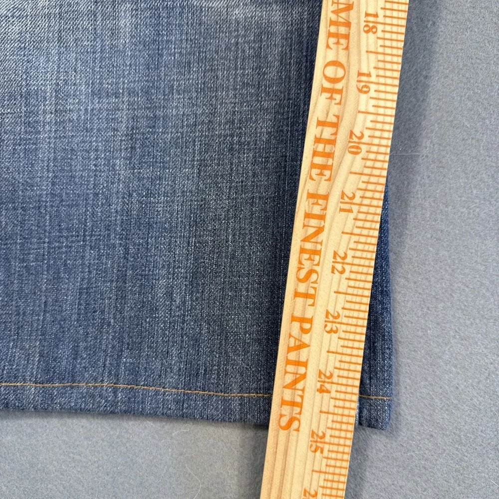 Seven 7 For All Mankind Jeans Men's 40/25 Blue Dark Wash Straight WIDE